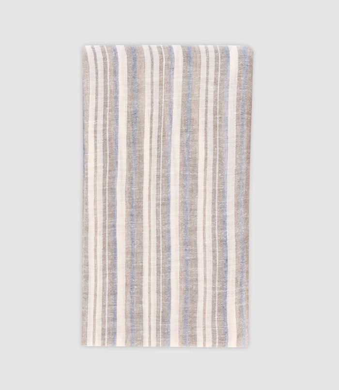 Izac Echarpe Rayée Grise