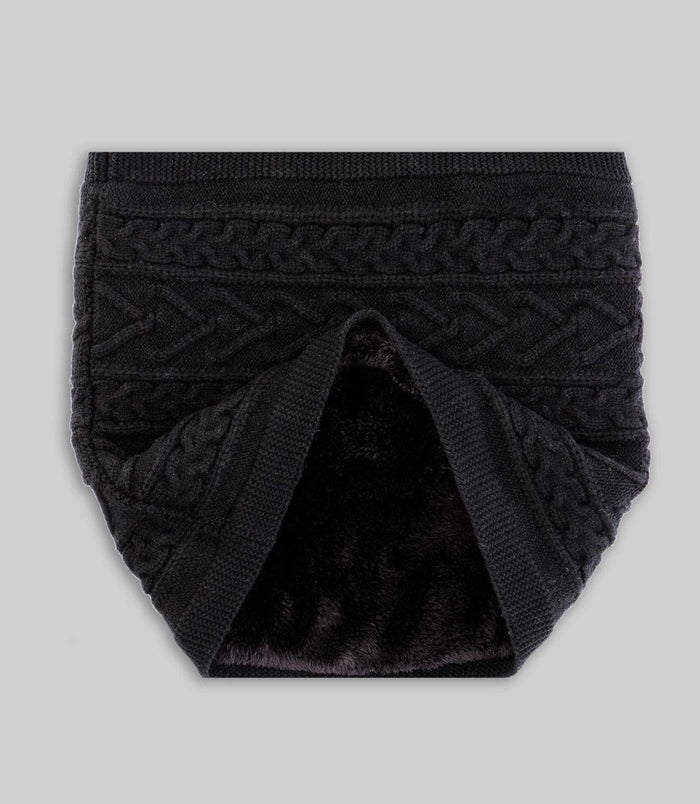 Izac Echarpe Tube Noire XISNOOD