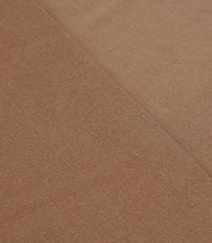 Izac Echarpe Unie à Franges Beige