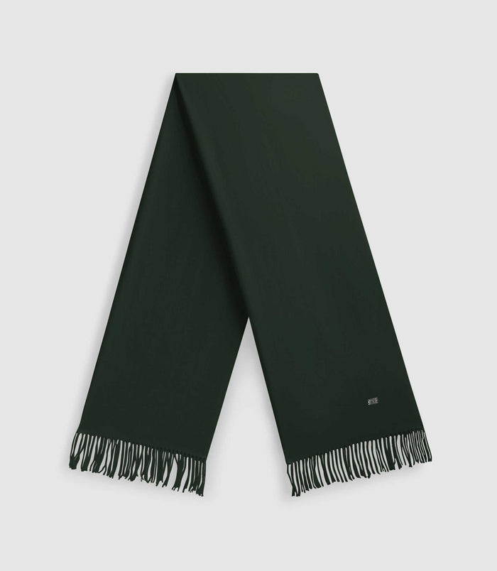 Izac Echarpe Unie à Franges Kaki AURORE