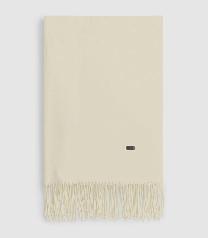 Izac Echarpe Unie Avec Frange écru AURORE