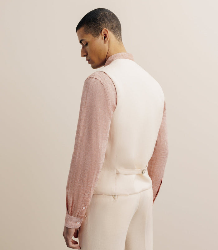 Izac Gilet 100% Lin Pêche