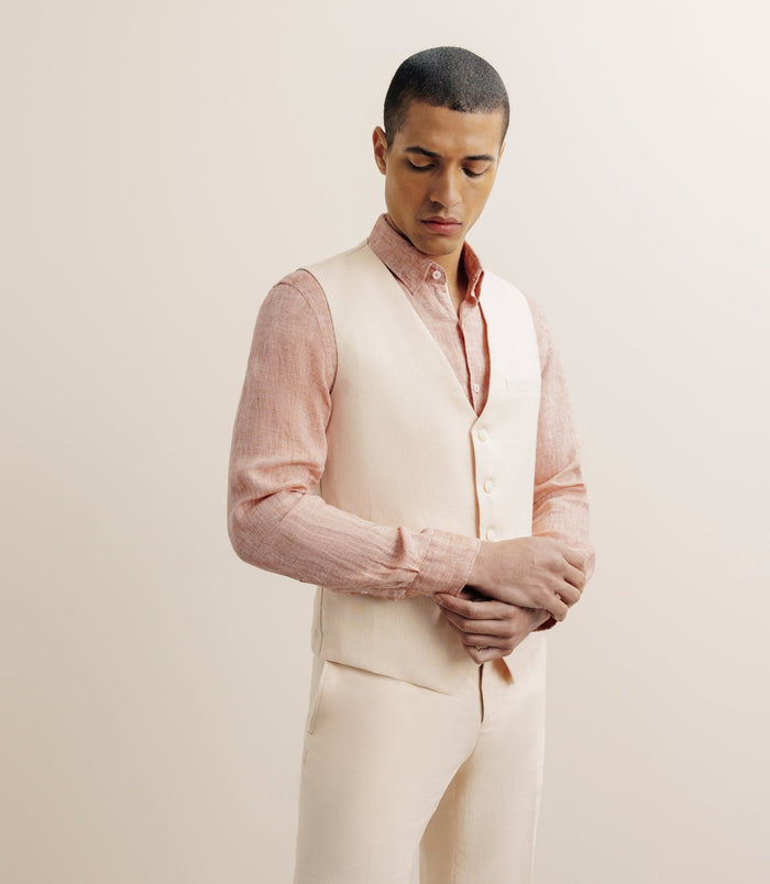 izac Gilet 100% lin pêche