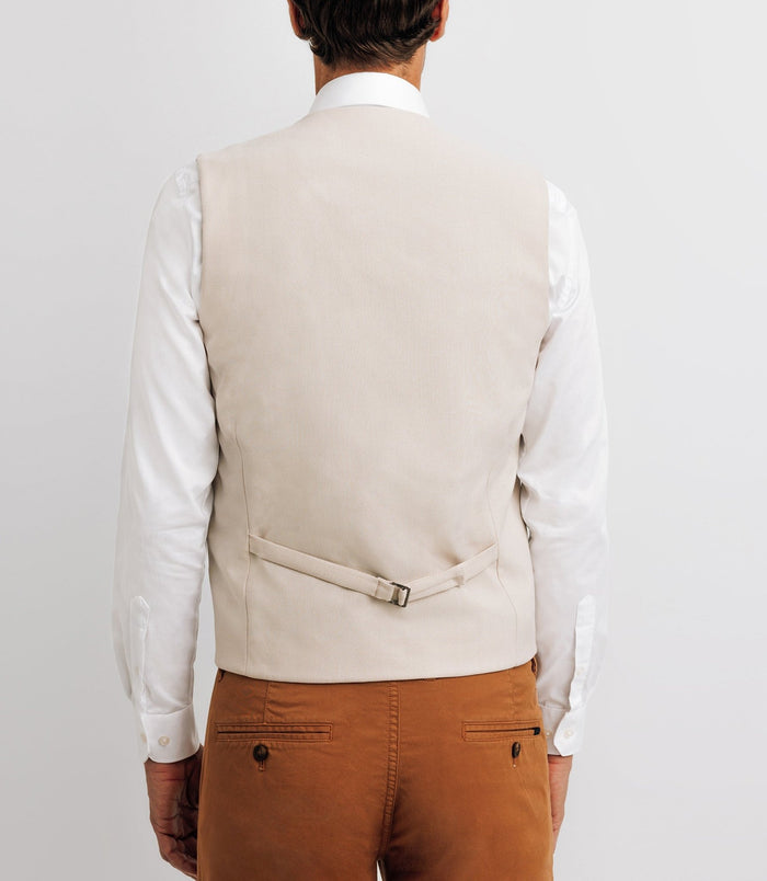 Izac Gilet Casual Armuré écru