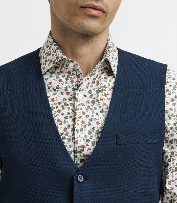 Izac Gilet Casual Armuré Marine