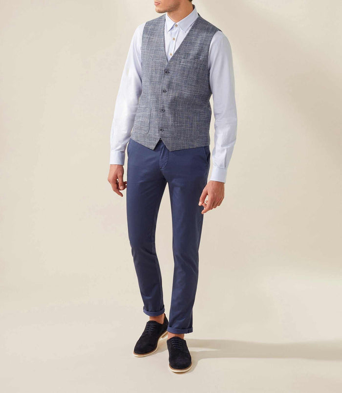 izac Gilet casual bleu "Lenvie"