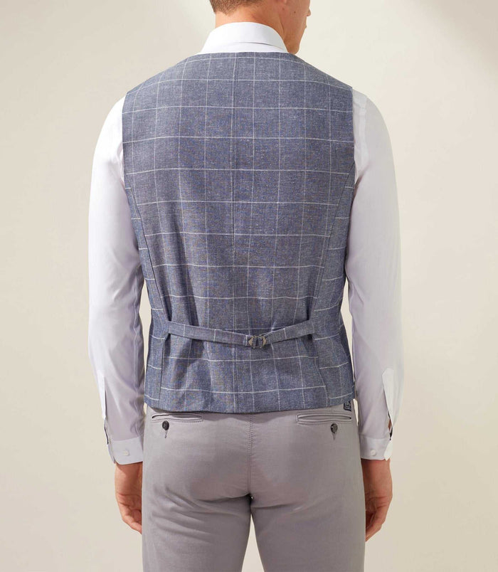 Izac Gilet Casual Bleu "Levasion"