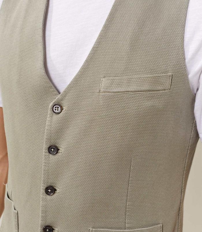 Izac Gilet Casual Kaki "Quideal"