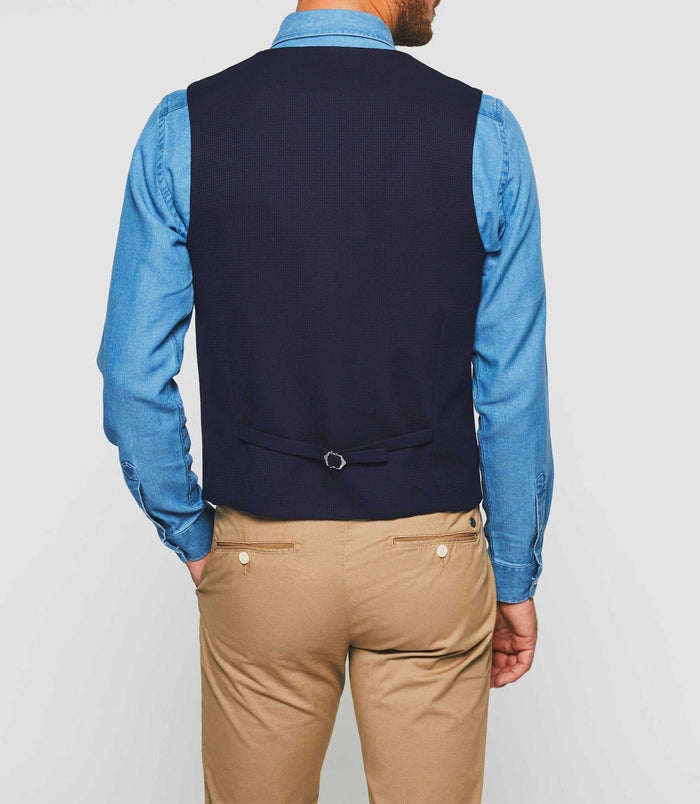 Izac Gilet Casual Marine "Jimage"