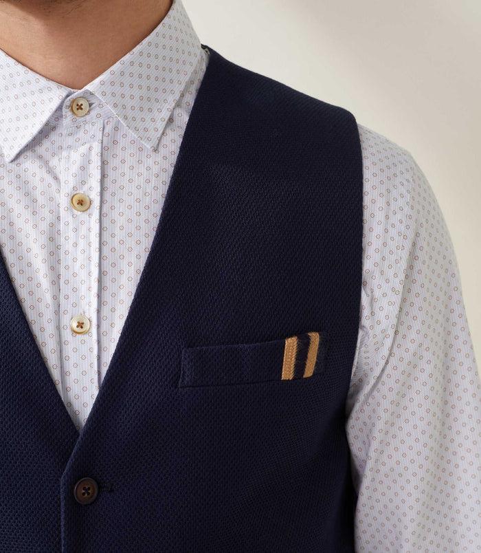 Izac Gilet Casual Marine "lemirage"