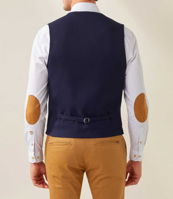 Izac Gilet Casual Marine "lemirage"