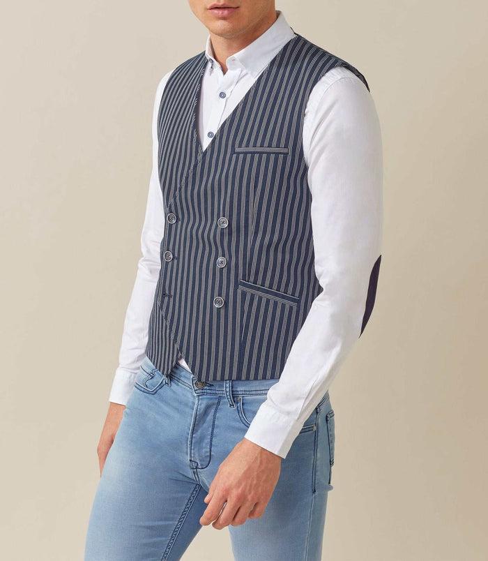 Izac Gilet Casual Marine "Luis"