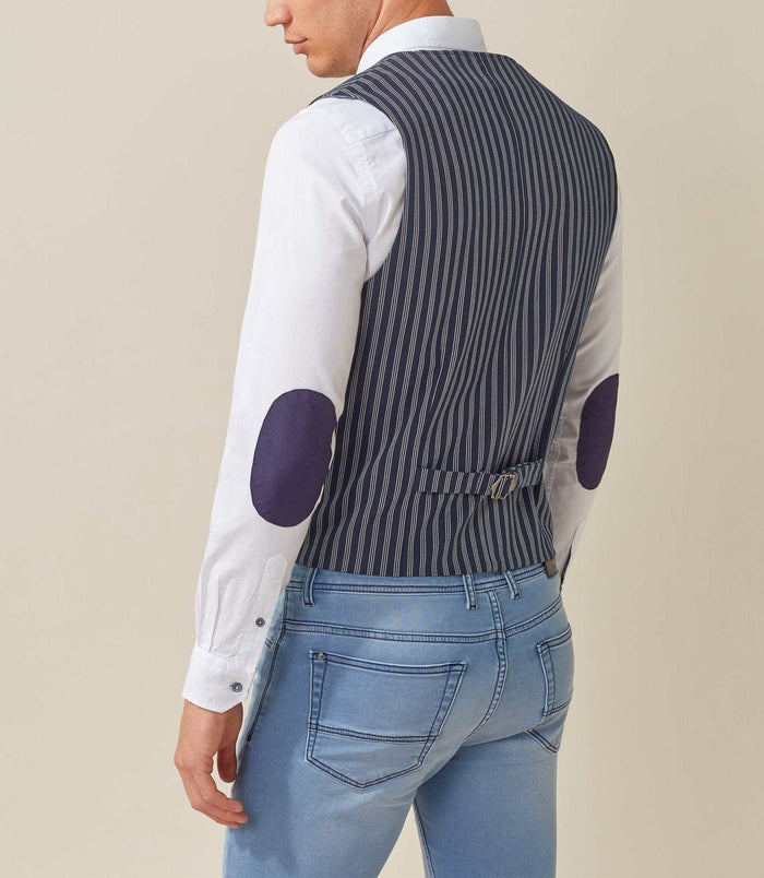 Izac Gilet Casual Marine "Luis"
