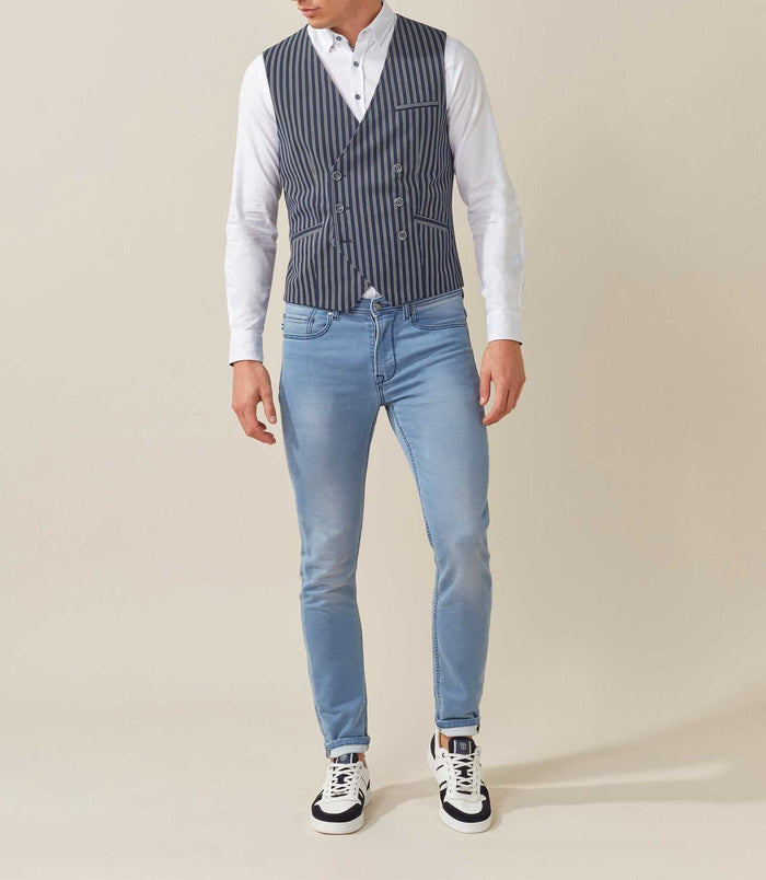 izac Gilet casual marine "Luis"