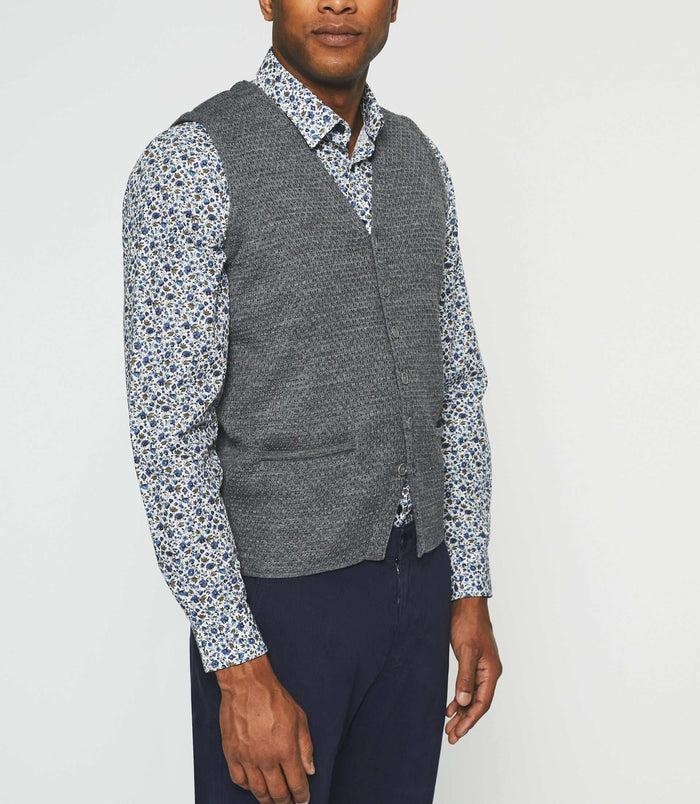Izac Gilet Casual Sans Manches Gris BIAGO