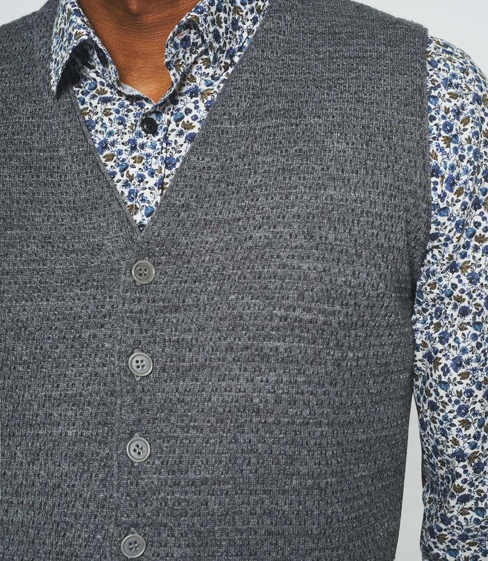 Izac Gilet Casual Sans Manches Gris BIAGO