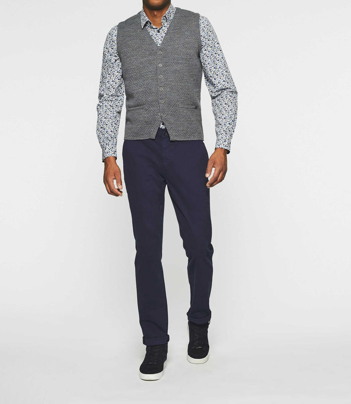izac Gilet casual sans manches gris BIAGO