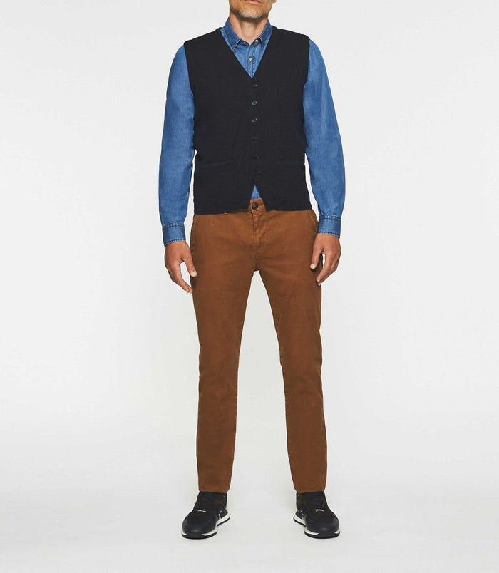 Izac Gilet Casual Sans Manches Marine BIAGO