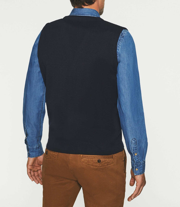 Izac Gilet Casual Sans Manches Marine BIAGO