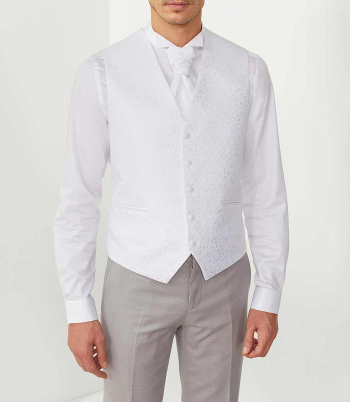 Izac Gilet Cérémonie Blanc "Loic"
