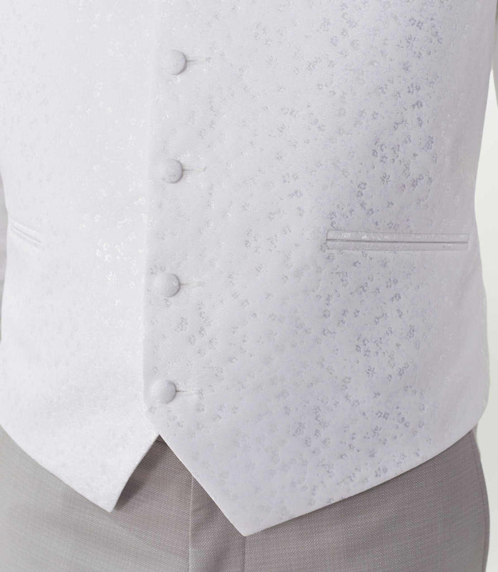 Izac Gilet Cérémonie Blanc "Loic"