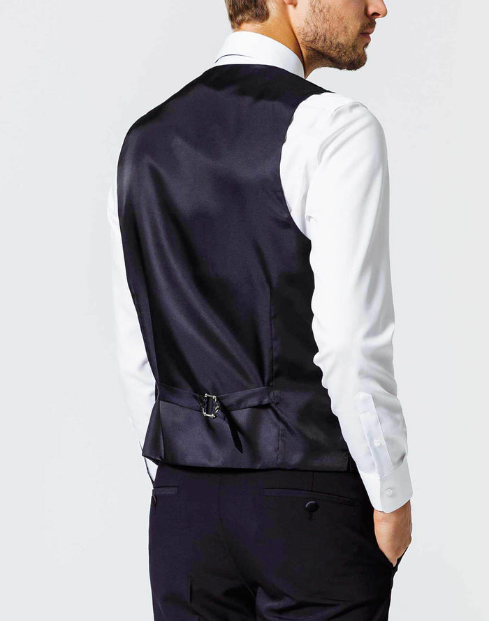 izac Gilet Cérémonie bleu marine