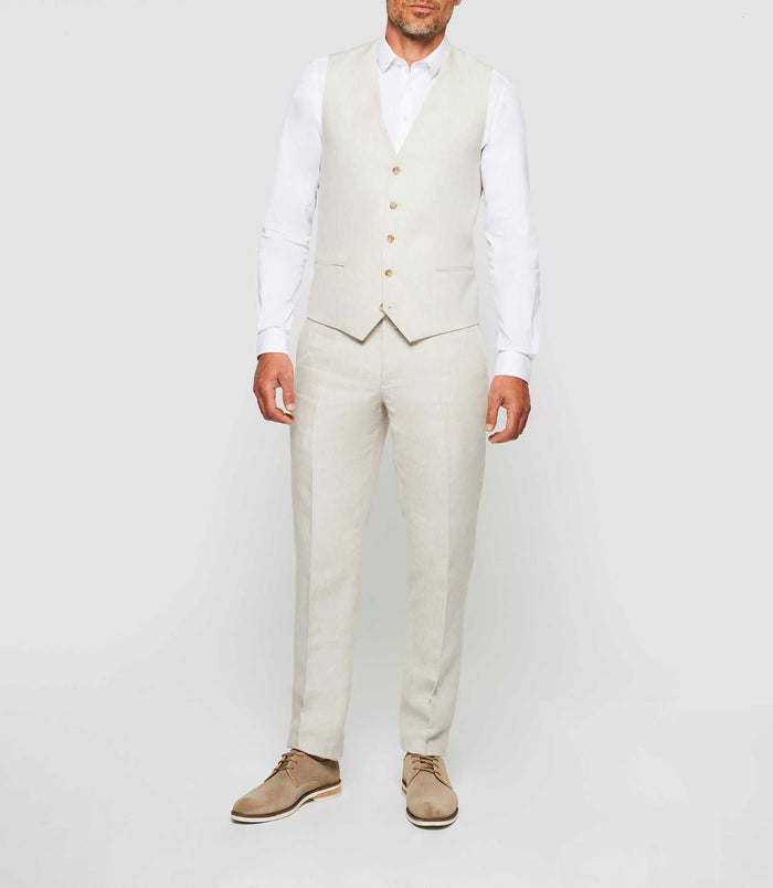 izac Gilet de costume beige "Jcielo"