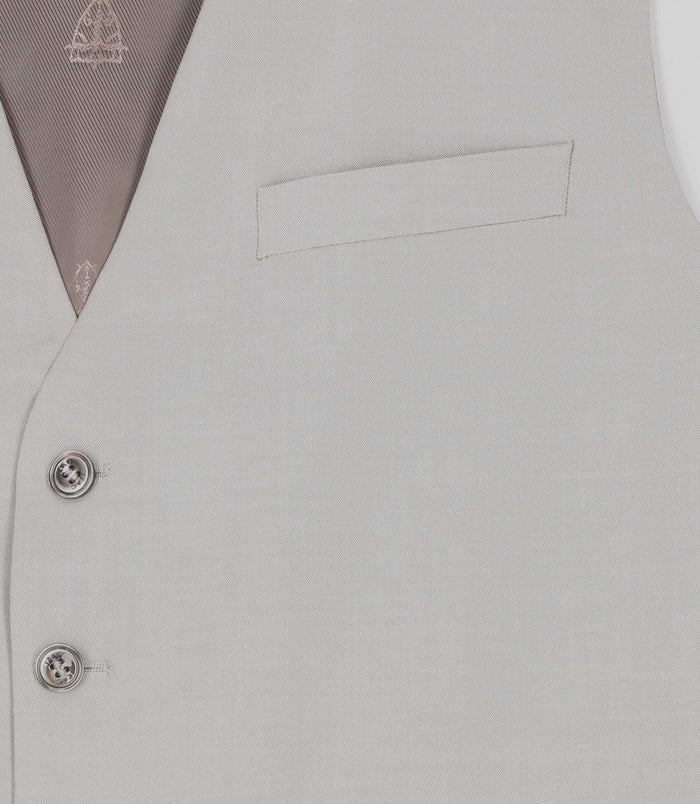 Izac Gilet De Costume Beige Mastic JFAKI