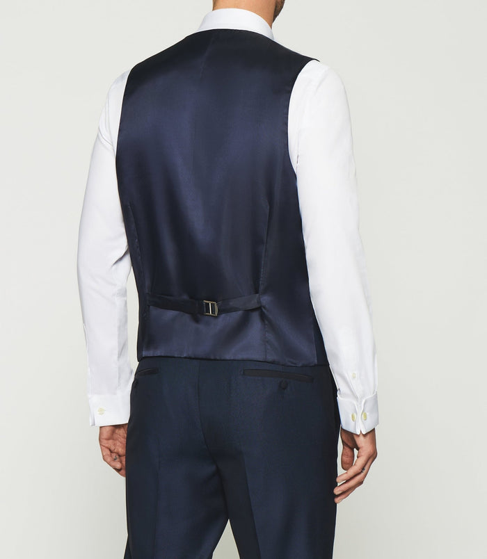 Izac Gilet De Costume Bleu