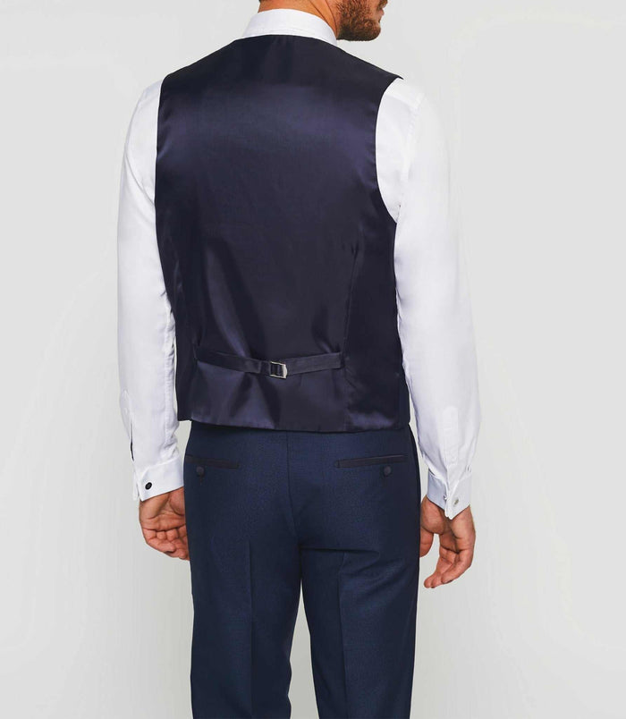 Izac Gilet De Costume Bleu "Jfabio"