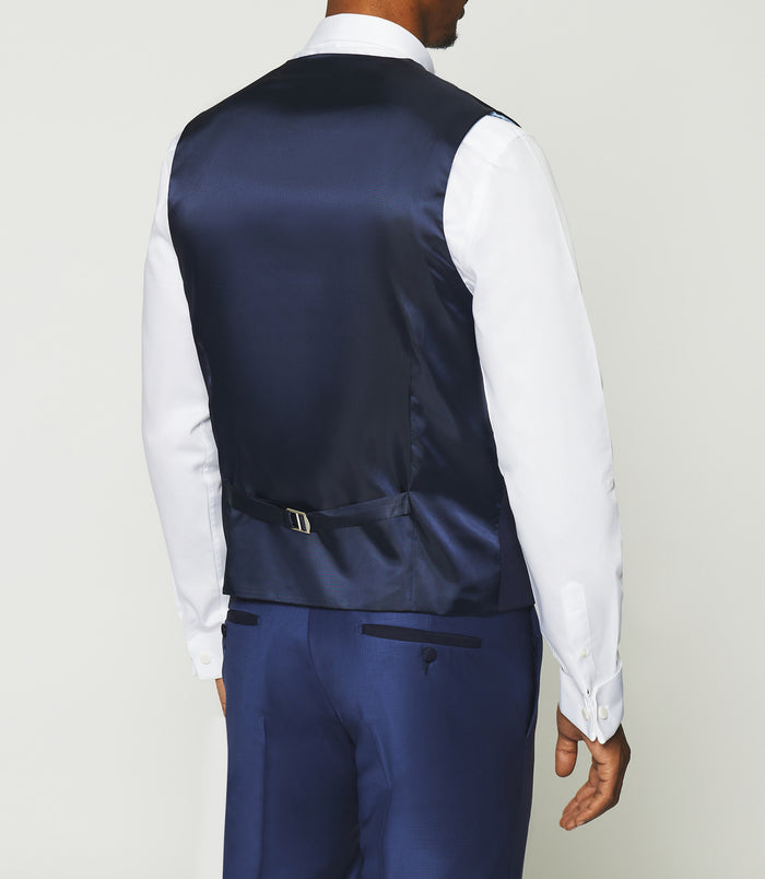Izac Gilet De Costume Bleu JOLIE