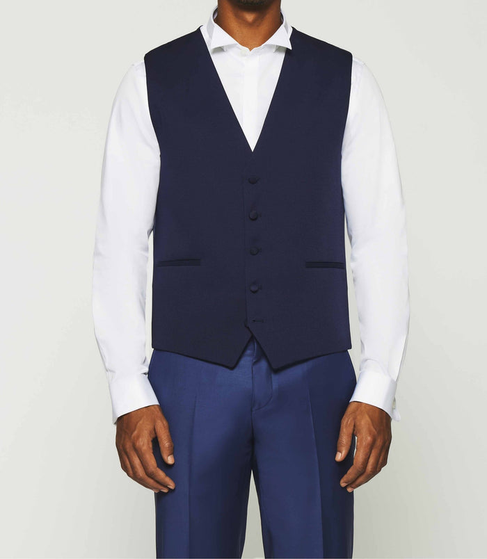 izac Gilet de costume bleu JOLIE