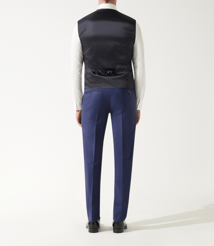 Izac Gilet De Costume Bleu Marine