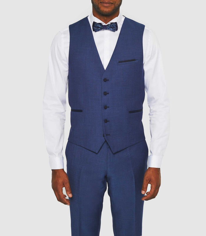 Izac Gilet De Costume Bleu Marine "Jfougue"