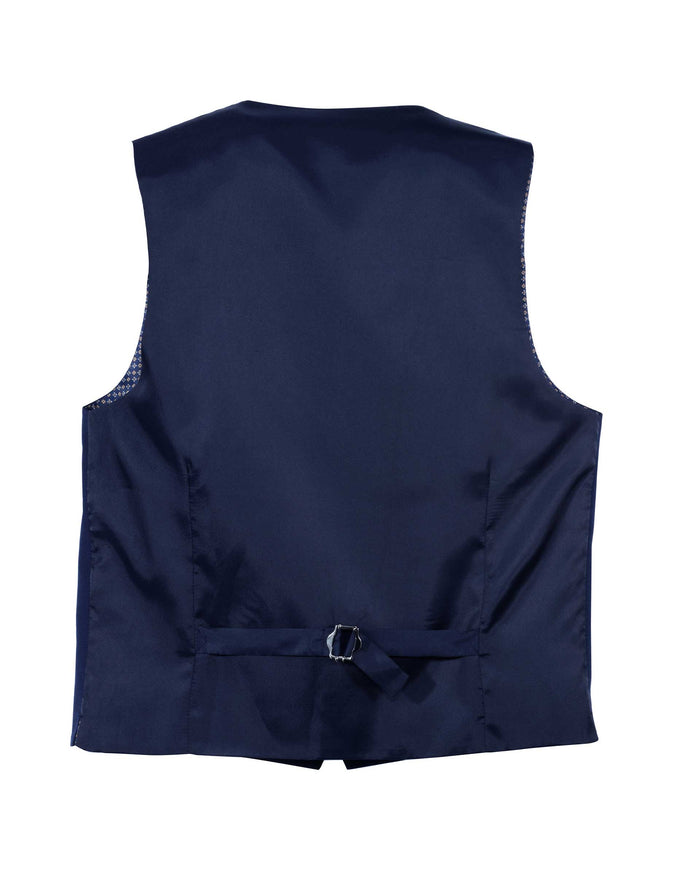 Izac Gilet De Costume Bleu Marine "Xfame"