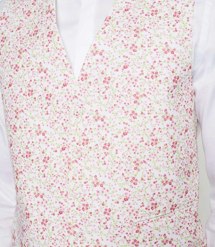 Izac Gilet De Costume Cérémonie Rose "Jacques"