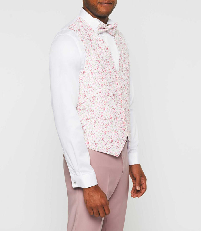 Izac Gilet De Costume Cérémonie Rose "Jacques"