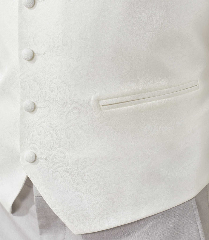 Izac Gilet De Costume écru "Xoris"