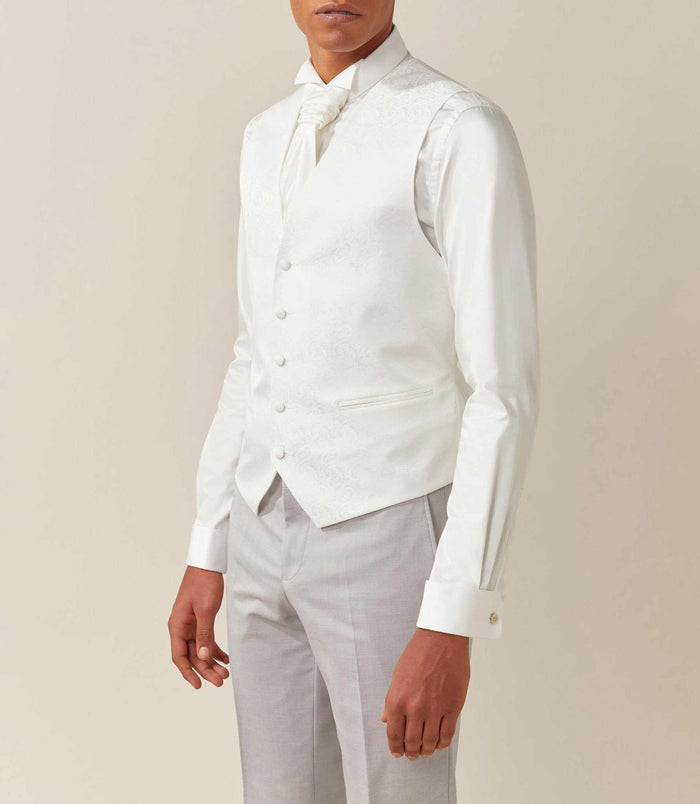 Izac Gilet De Costume écru "Xoris"