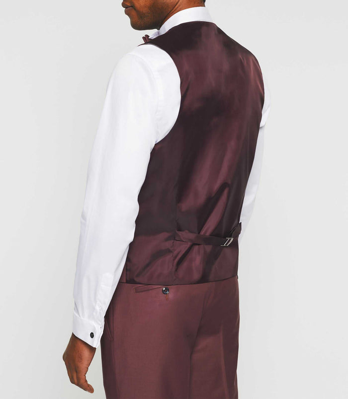 Izac Gilet De Costume Framboise "Jfavori 2"