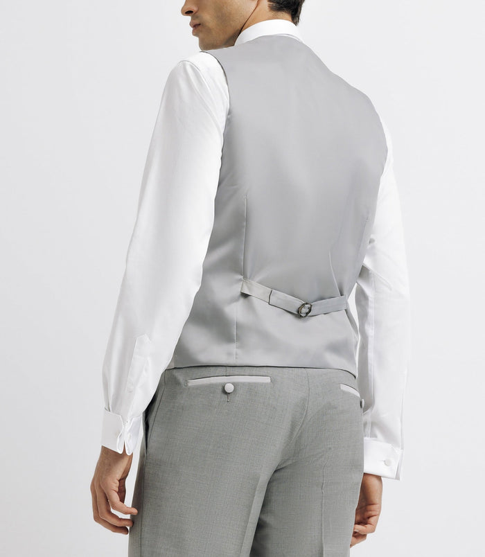 Izac Gilet De Costume Gris Clair