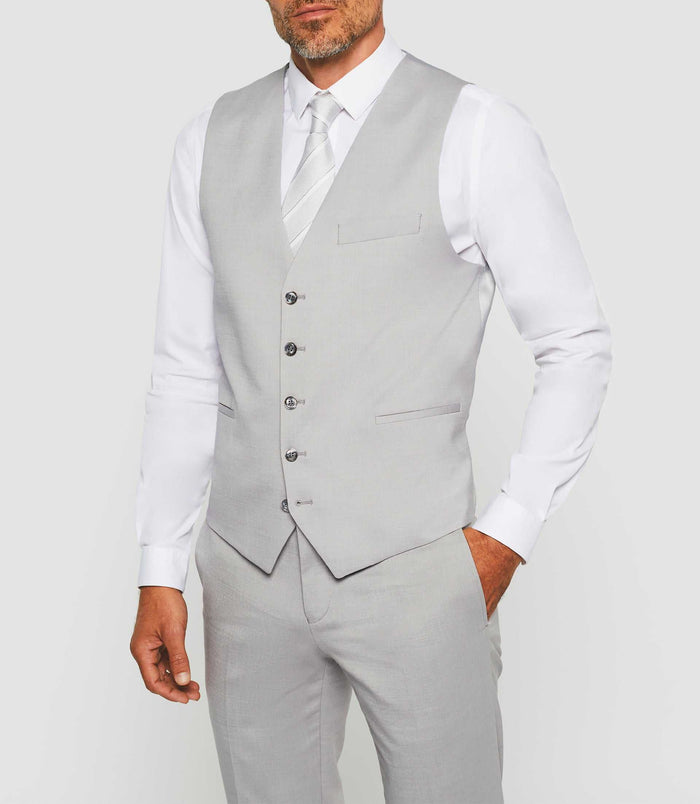 Izac Gilet De Costume Gris "Jfaki"