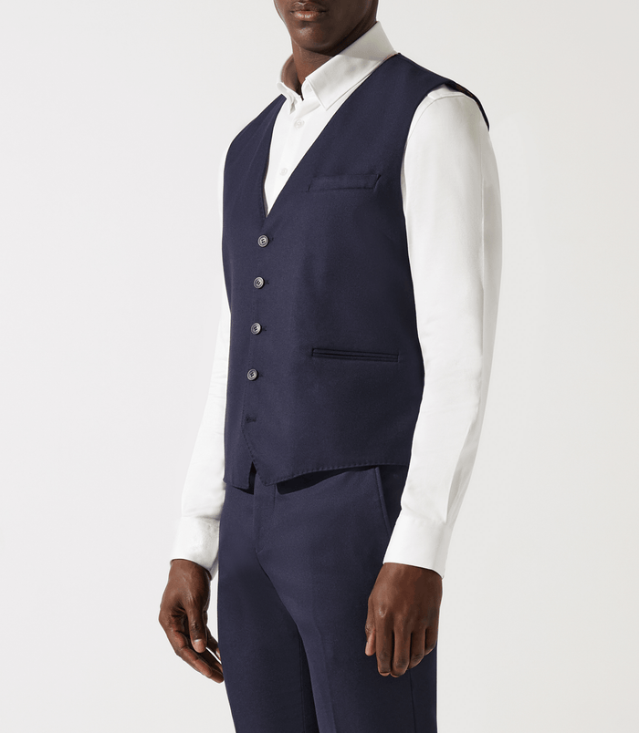 izac Gilet de costume marine XSOYEUX