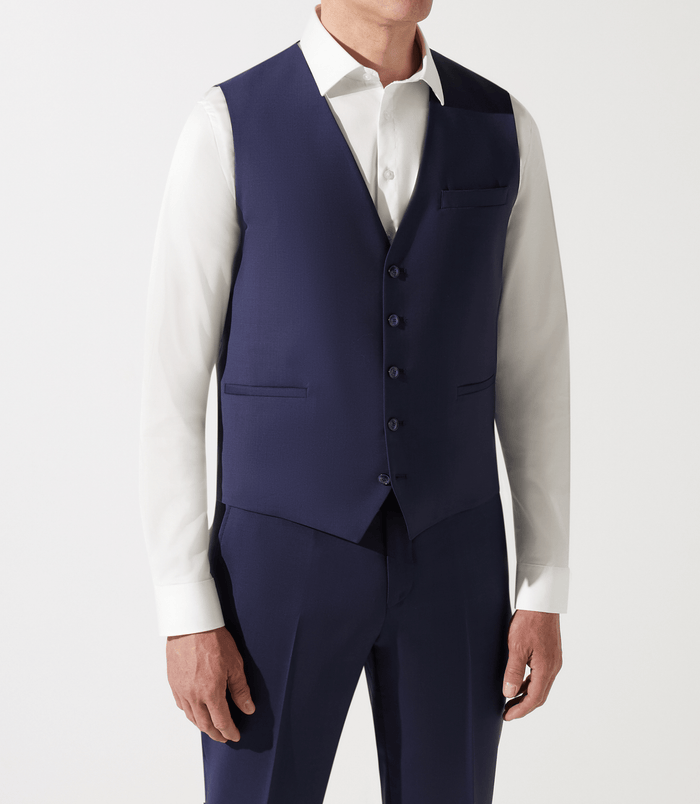 izac Gilet de costume marine