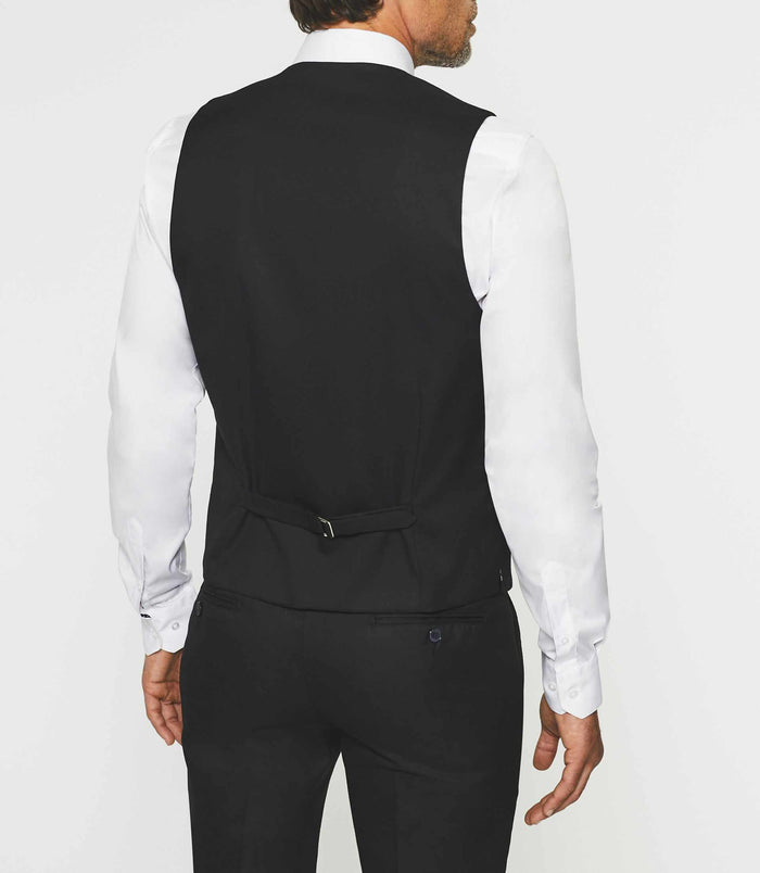Izac Gilet De Costume Noir XSOYEUX