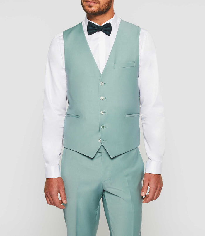 Izac Gilet De Costume Vert Nil "Jfavori"