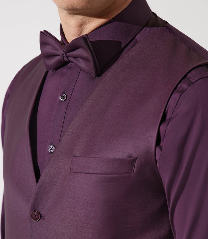 Izac Gilet De Costume Violet