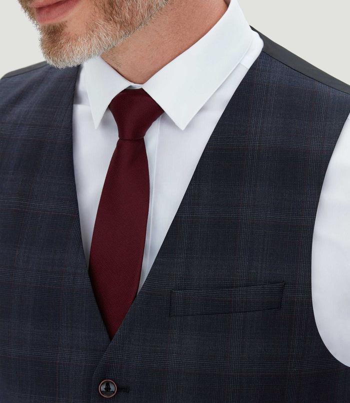 Izac Gilet De Ville Gris Anthracite "quadversaire"