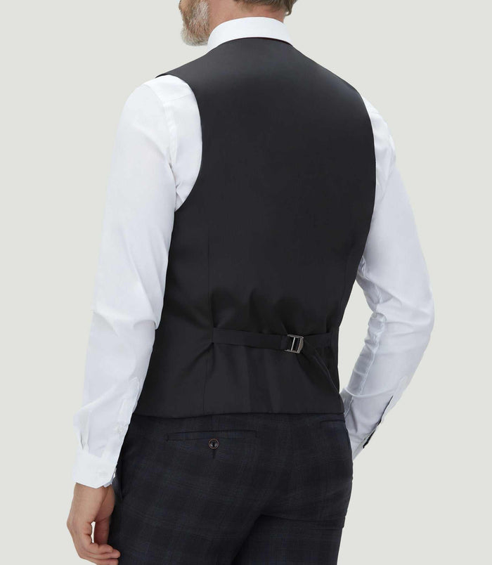 Izac Gilet De Ville Gris Anthracite "quadversaire"