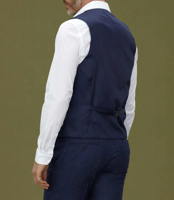 Izac Gilet En Flanelle Bleu "Quenvol"